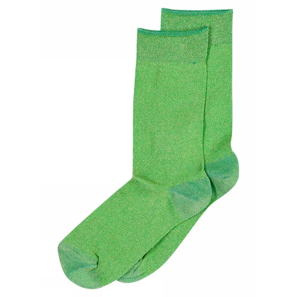 Best MP Denmark Pernille Glitter Socks - Foliage Antal