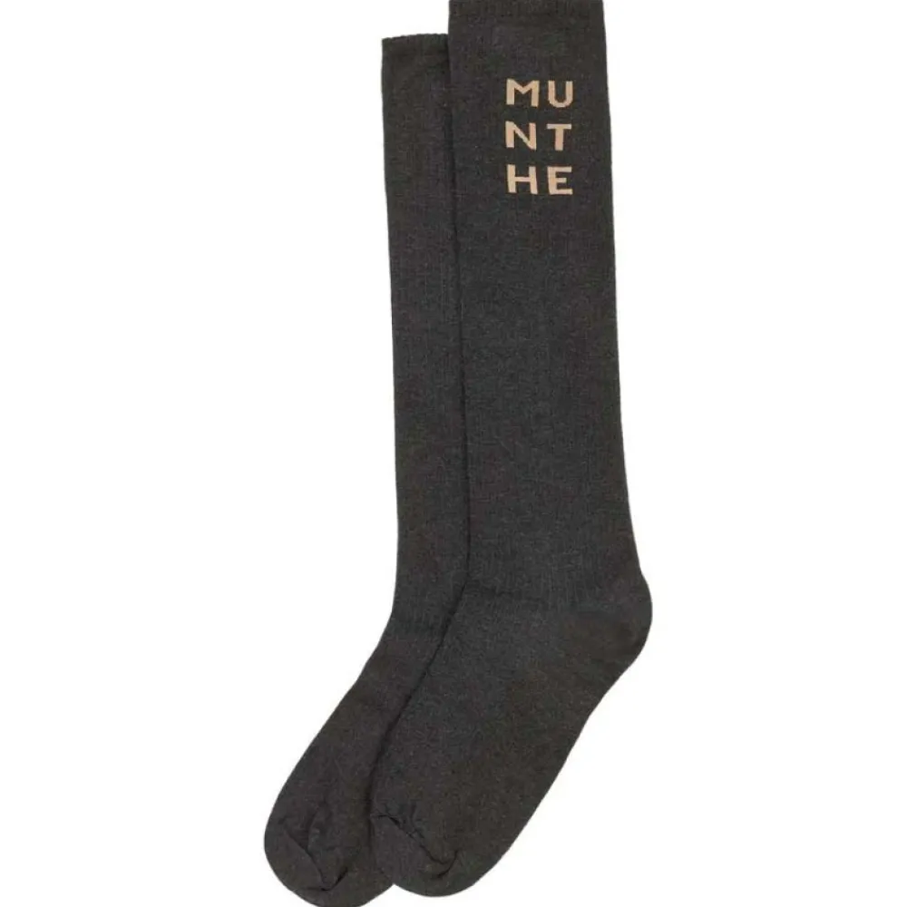 Outlet Munthe Ekanea Sock - Charcoal Antal