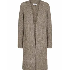 Cheap Nümph Numph Nuzindi Long Cardigan - Fossil Melange Antal