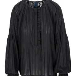 New One Two Luxzuz Onetwo Luxzuz Relia Blouse - Black Antal