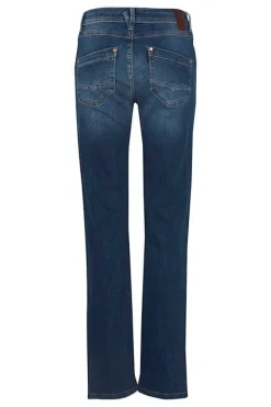 Best Pulz Karolina Jeans Straight Leg - Medium Blue Antal