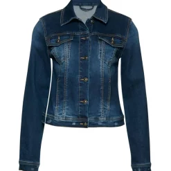 Flash Sale Pulz Sira Jacket - Dark Blue Denim Antal