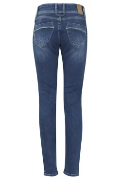 Best Sale Pulz Stacia Jeans Full Lenght Skinny - Medium Blue Denim Antal