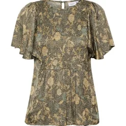 Shop Saint Tropez Agetta Blouse - Grape Leaf Botaniq Antal
