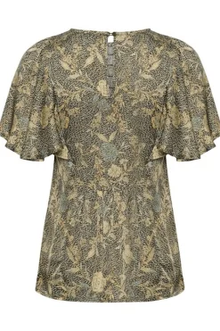 Shop Saint Tropez Agetta Blouse - Grape Leaf Botaniq Antal