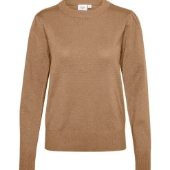 Shop Saint Tropez Kila Ls Shimmer Pullover - Rubber Antal