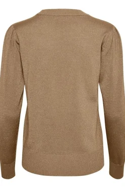 Shop Saint Tropez Kila Ls Shimmer Pullover - Rubber Antal