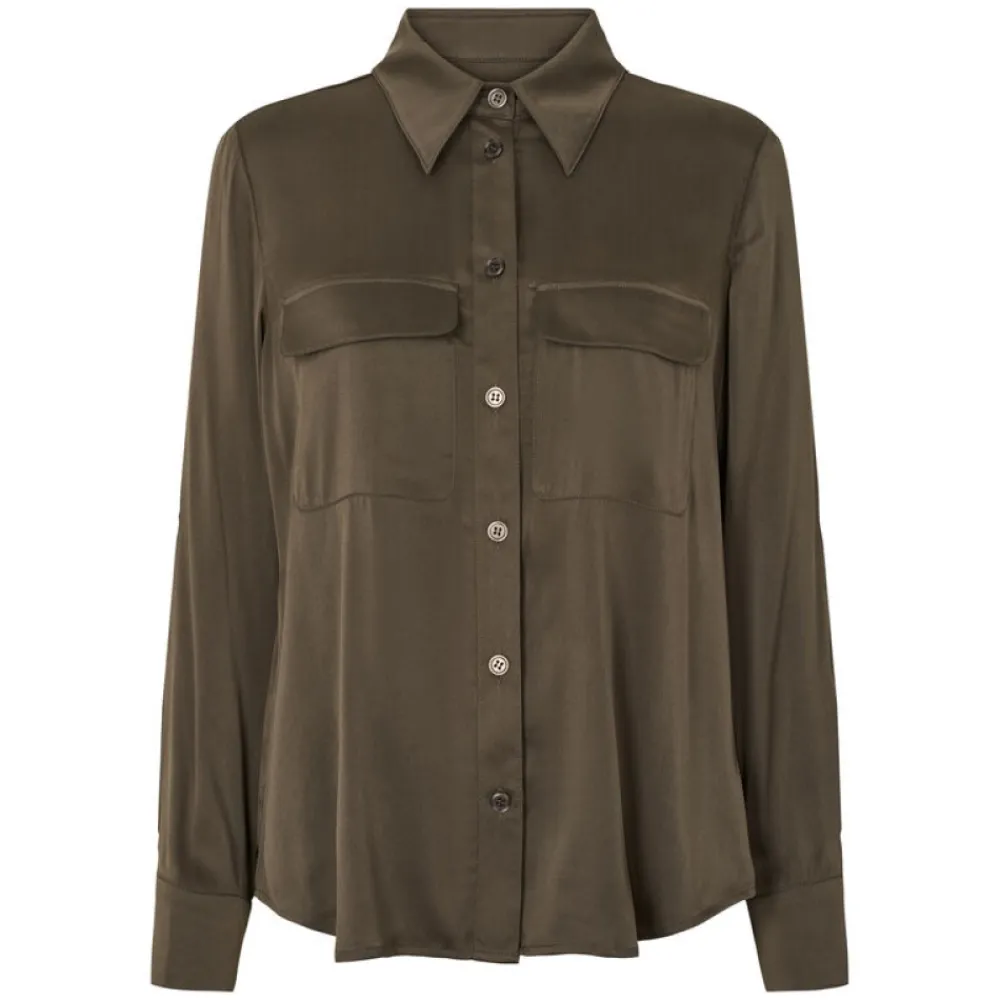 Fashion SAND Copenhagen Matt Latia N Pocket - Army Antal