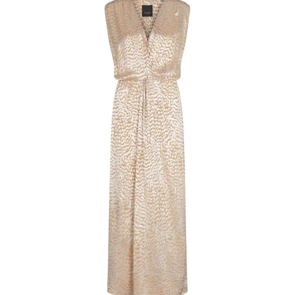Discount SAND Copenhagen Ofelia Dress - Ecru/Gold Antal