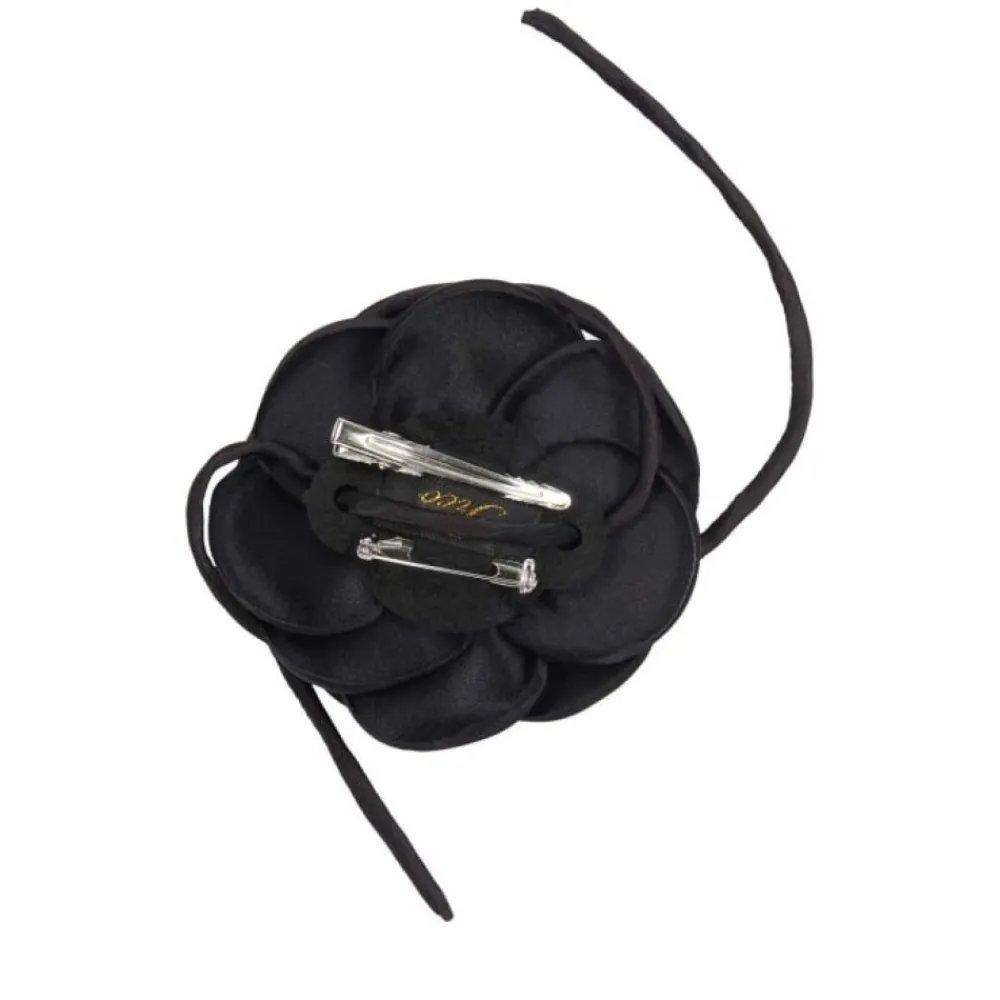 Store Pico Small Satin Rose String - Black Antal
