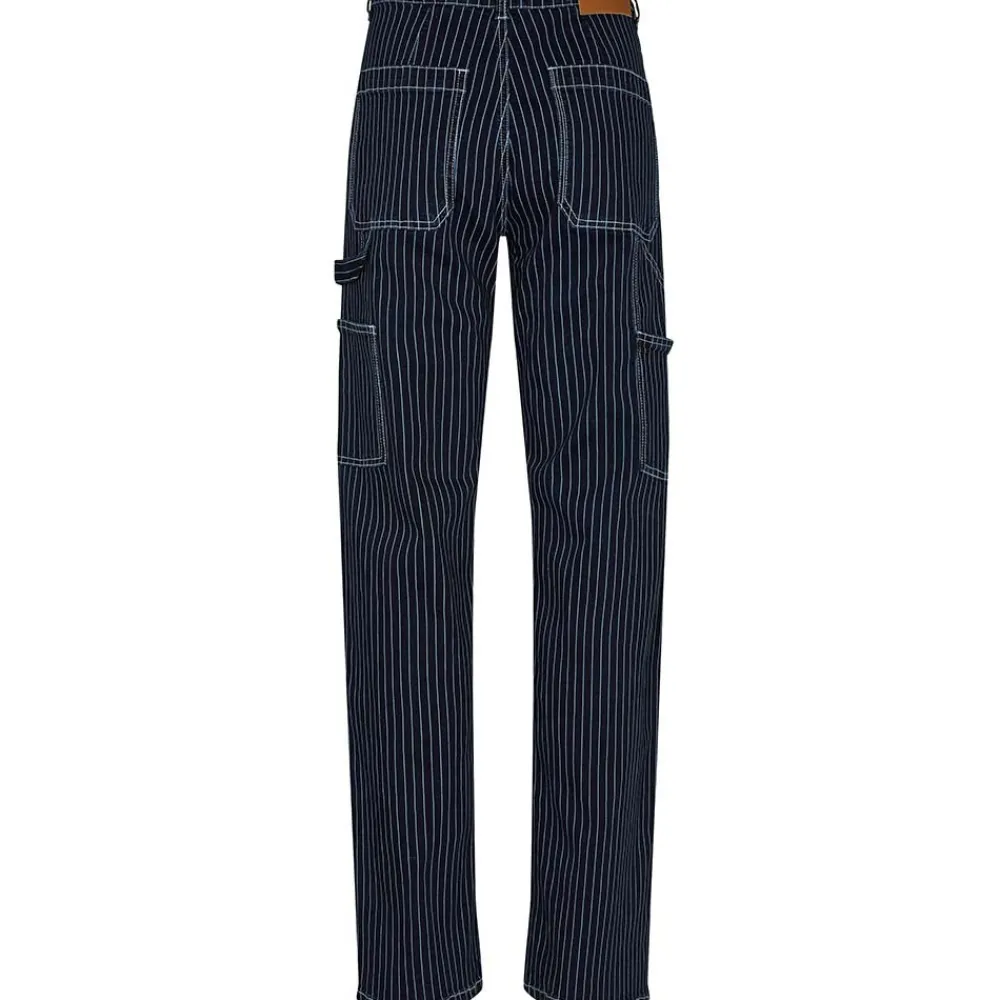 Discount Sofie Schnoor Trousers - Dark Blue Striped Antal