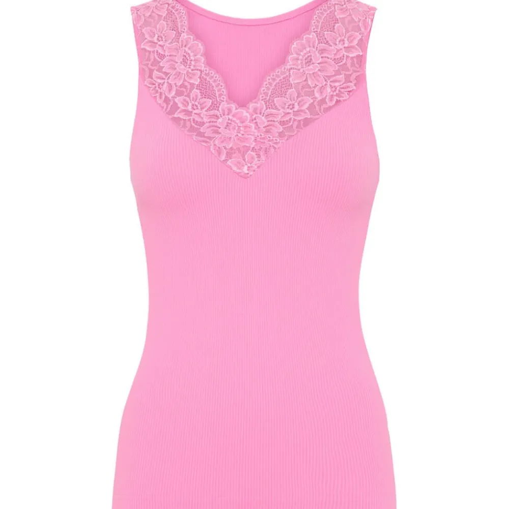 Outlet Tim & Simonsen Tim & Simonsen Belen V- Lace Top - Macaron Antal