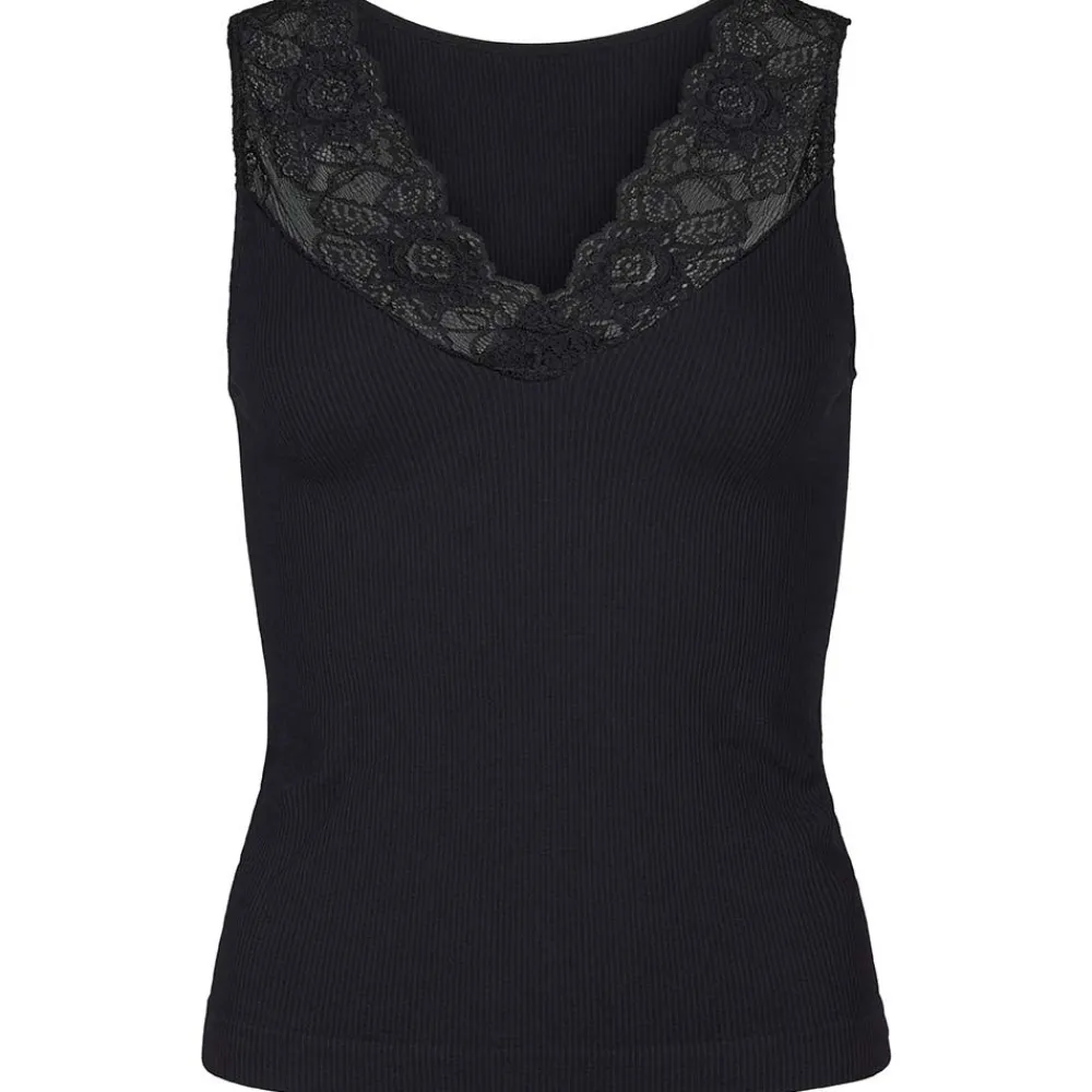 Outlet Tim & Simonsen Tim & Simonsen Belen V- Lace Top - Black Antal
