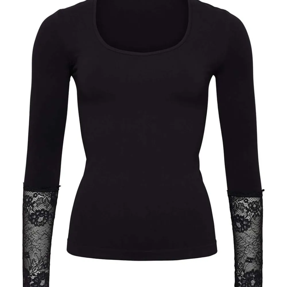Cheap Tim & Simonsen Tim & Simonsen Mary Blouse Ls W. Lace - Black Antal