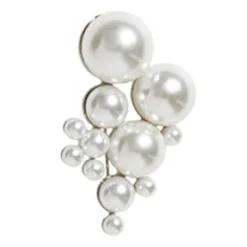 New VILA Viswann Brooch - White Sand Antal