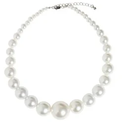 Fashion VILA Viswann Necklace - White Sand Antal