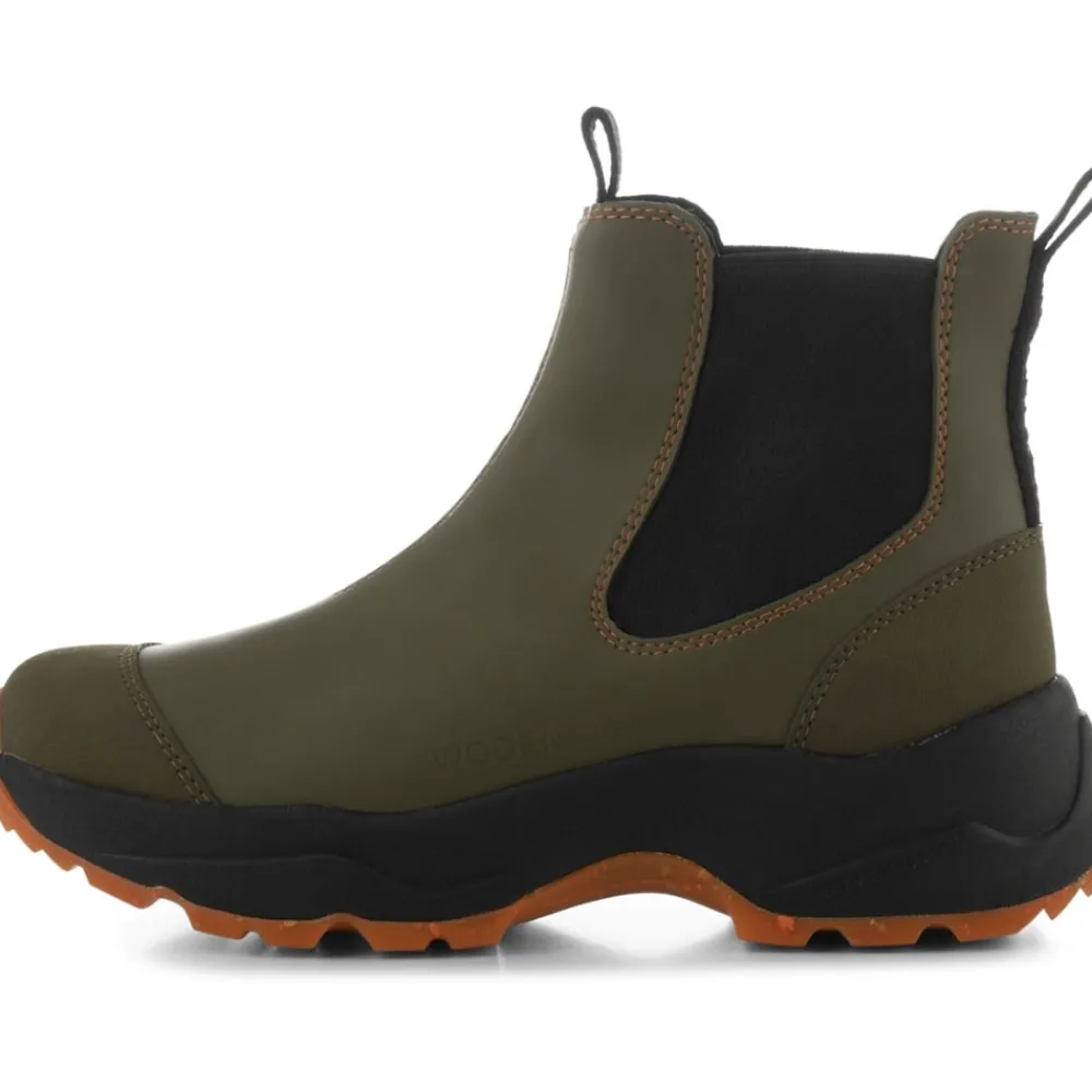 Outlet Woden Siri Waterproof Boot - Dark Olive Antal
