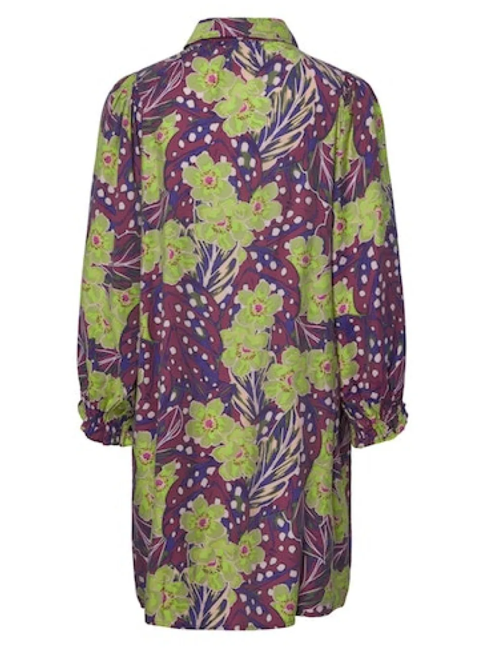 Outlet YAS Y.A.S. Emili 7/8 Shirt Dress - Amaranth Antal