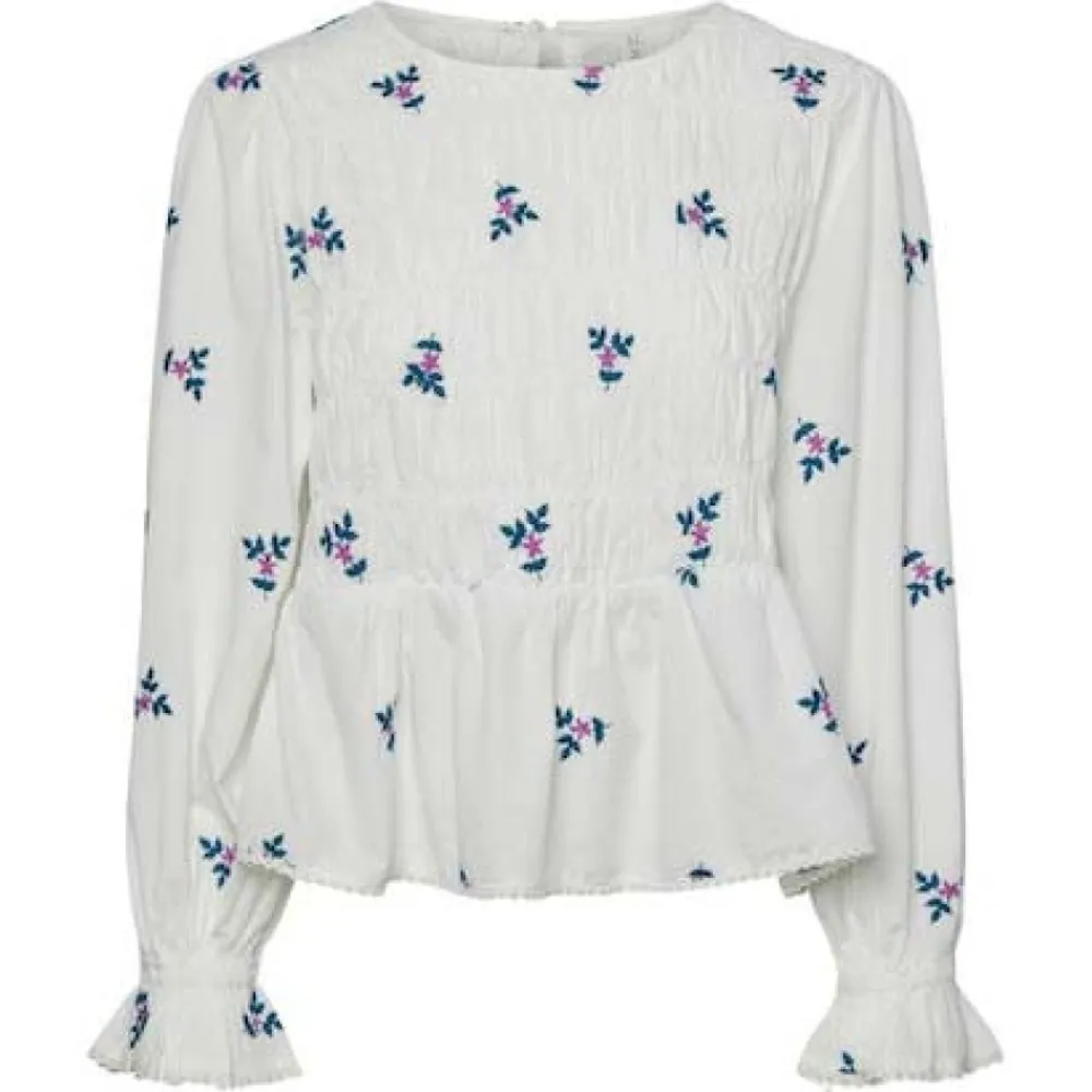 Cheap YAS Y.A.S. Mila Ls Shirt - Star White Antal